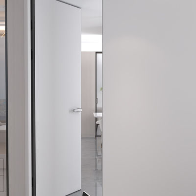 qualidade  Honeycomb Aluminium Framed Internal Doors Veneer Finish Outward Inward Opening fábrica
