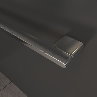 200mm 228mm Matte Black Cabinet Hardware Handle Pulls em massa