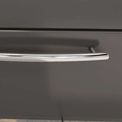 Chrome Finished 192mm Cabinet Hardware Manos de cozinha estilo moderno