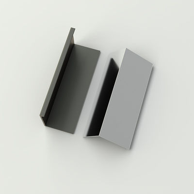 ISO Matte preto de alumínio gabinete Mãos puxa para o quarto guarda-roupa