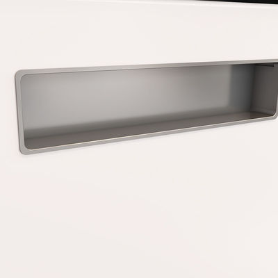 Armário de cozinha de alumínio de zinco Manos do armário do quarto Manos de armazenamento 129mm personalizado