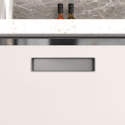 Armário de cozinha de alumínio de zinco Manos do armário do quarto Manos de armazenamento 129mm personalizado