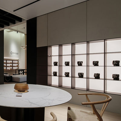 Reserva de espaço gabinete modular de alumínio nichos de alcove de metal incorporado