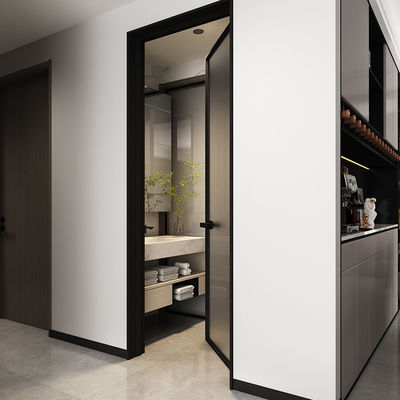 ODM impermeável flush montado portas interiores invisíveis para banheiro