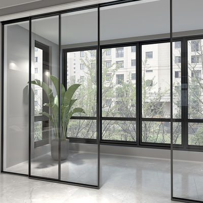 Interior Porta de vidro de alumínio para residência