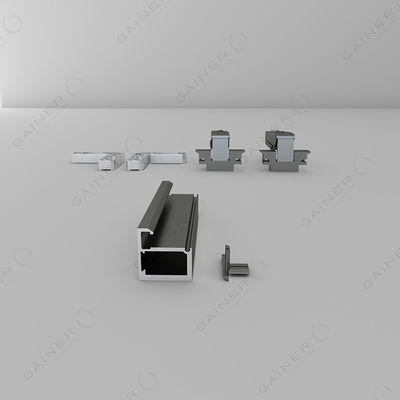 Armário de cozinha modular de alumínio integrado
