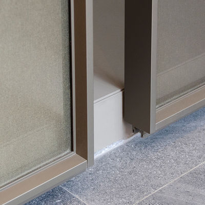 OEM Slimline Alumínio portas deslizantes internas para entrada de divisória de casa