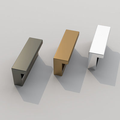 Poluição de acabamento de alumínio Chrome Cabinet Knob Champagne escovado