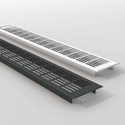 Grades de ventilação de piso de alumínio para teto e parede montadas