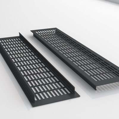 Grelha de ventilação de ar de liga de alumínio prateado 110 * 250mm para ar condicionado