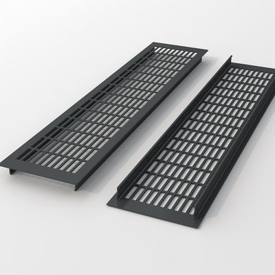 Grelha de ventilação de ar de liga de alumínio prateado 110 * 250mm para ar condicionado