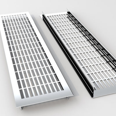 Modelo 3D Porta de alumínio Grelhas de ventilação de ar Resistência à corrosão