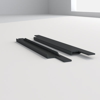 ODM Móveis Modernos Hardware Manuseio Prata Anodizada Para Armários Caixas