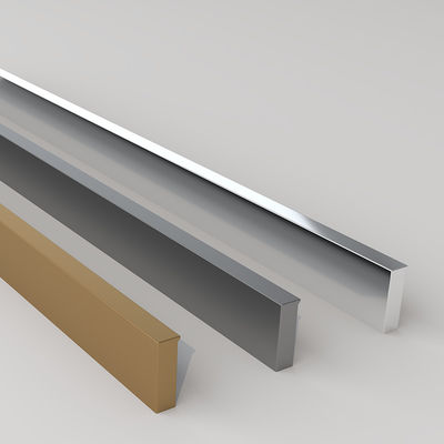Mobiliário Hardware Armário moderno puxa armário Profil longo de alumínio Barra T Manuseio