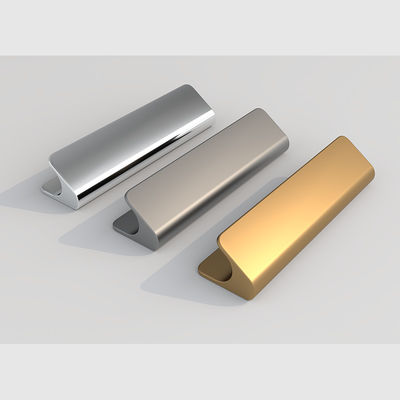Anodizado acabamento em forma de V alvo de alumínio para decoração de escritório em casa